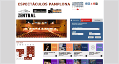 Desktop Screenshot of espectaculospamplona.com