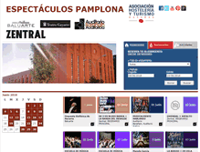Tablet Screenshot of espectaculospamplona.com